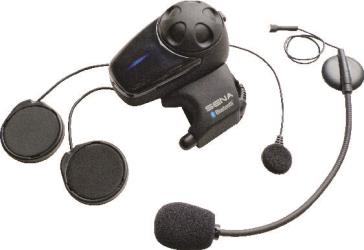 Sena smh10 bluetooth headset and intercom with universal microphone kit