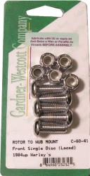 Gardner westcott rotor bolts