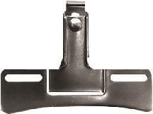 Harddrive parts license plate mounting bracket