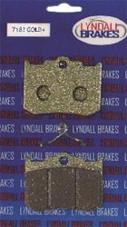 Lyndall brakes gold plus pads for performance machine calipers