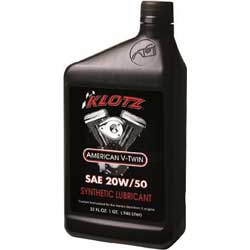 Klotz 4 stroke v twin synthetic lubricant