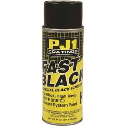 Pj1 fast black high temp flat finish paint