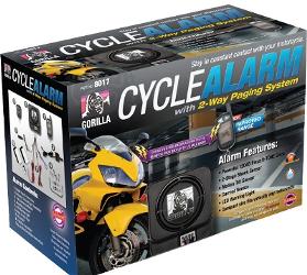 Gorilla cycle alarm with 2-way paging system