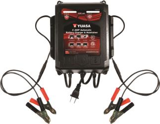 Yuasa 6 and 12 volt 2 amp and 2 bank battery charger