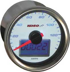 Koso north america h-d speedo and tach