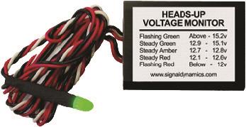 Signal dynamics backoff products heads up voltage monitor