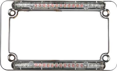 Street fx integrated led license plate frame
