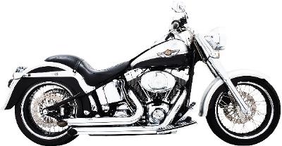 Freedom performance exhaust declaration turn out systems for softail fls/fxs