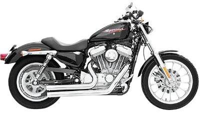 Freedom performance exhaust independence shorty and lg systems for sportster xl