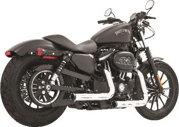 Freedom performance exhaust staggered duals for sportster xl