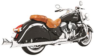 Freedom performance exhaust true dual headers with sharktails for indian chief models