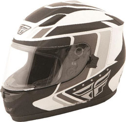 Fly racing conquest retro helmet