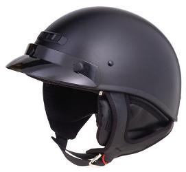 Gmax gm35 half helmet - fully dressed