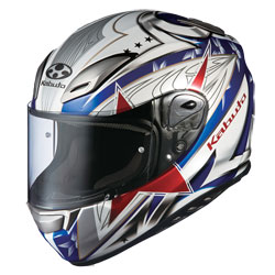 Kabuto aeroblade iii tricolor full face helmet