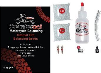 Counteract tire balancing beads