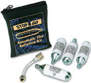 Stop & go automatic tire inflation kit