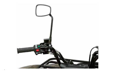 Clearview atv mirror with  vibration isolator