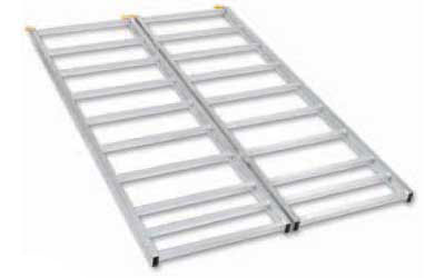 Nra by moose utility division bi-fold aluminum ramp