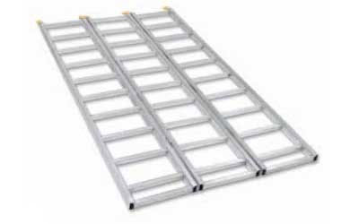 Nra by moose utility division tri-fold aluminum ramp