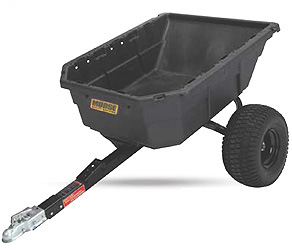 Swivel dump trailer