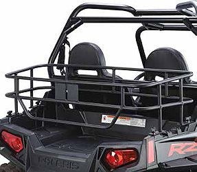 Polaris rzr bottomless cargo bed rack