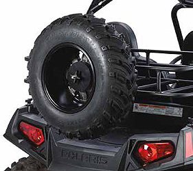 Polaris rzr spare tire attachment