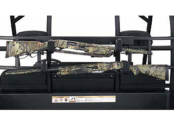 Utv roll cage gun rack