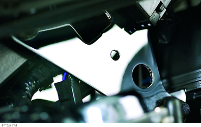 Engine mount - chrome