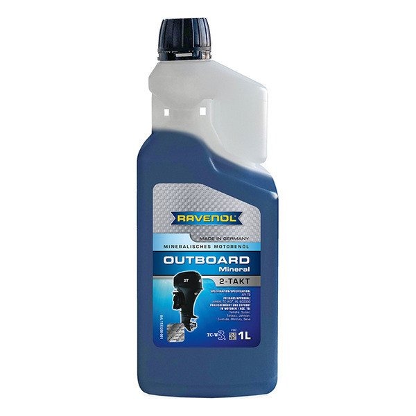 Моторное масло Ravenol Outboard 2T Mineral с дозатором (1л)