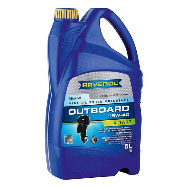Моторное масло Ravenol Outboardoel 4T SAE 15W-40 (5л)