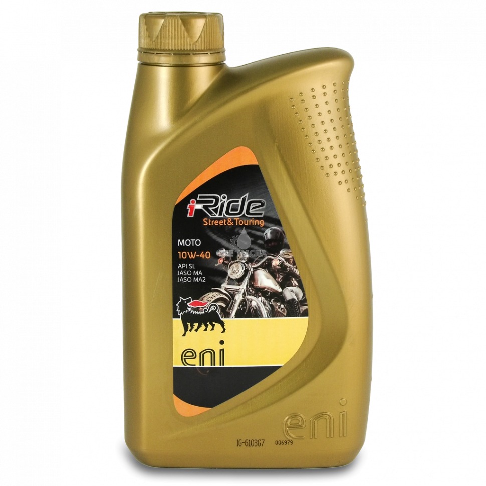 Eni i-Ride moto 10w40 масло моторное полусинтетическое 1л