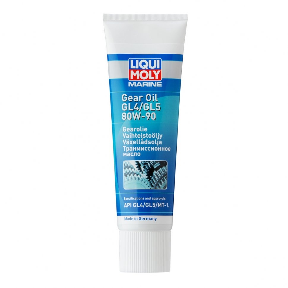 Минеральное трансмиссионное масло для водной техники Liqui Moly  Marine Gear Oil 80W-90 1л 0,25л
