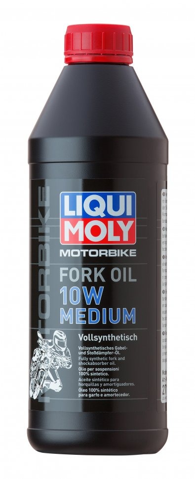 Масло Liqui Moly для вилок и амортизаторов 10W (синтетическое) Motorbike Fork Oil Medium 1л