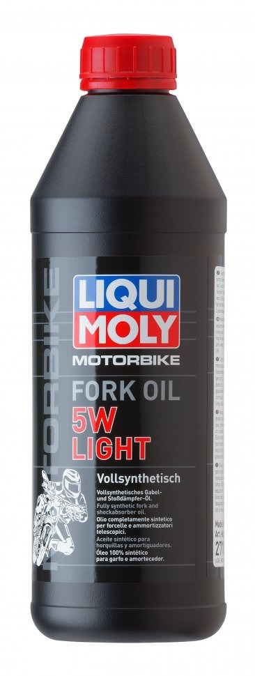 Масло Liqui Moly для вилок и амортизаторов 5W (синтетическое) Motorbike Fork Oil Light - 1л