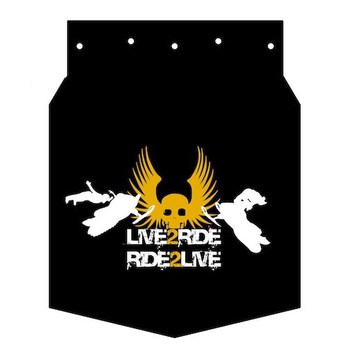 Flap Брызговик для снегохода F-038 (Live 2 Ride оранж.)