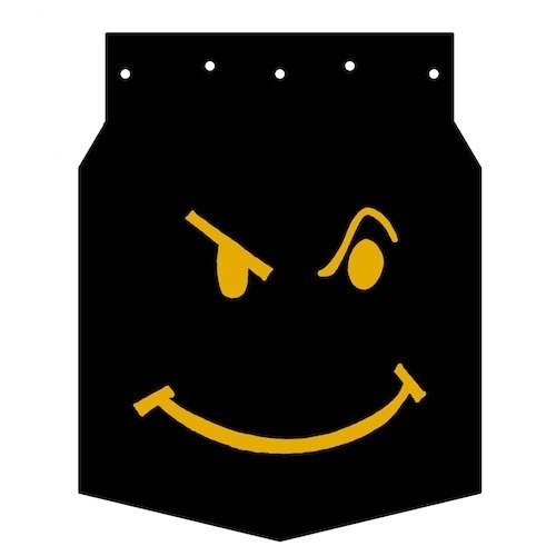 Flap Брызговик для снегохода F-041 (Smiley оранж.)