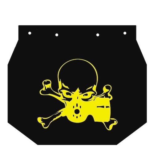 Flap Брызговик для снегохода F-065 (Gasmask жел.)
