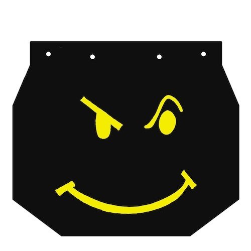 Flap Брызговик для снегохода F-066 (Smiley жел.)