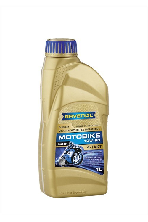 Моторное масло Ravenol Motobike 4-T Ester SAE 10W-60 (1л)