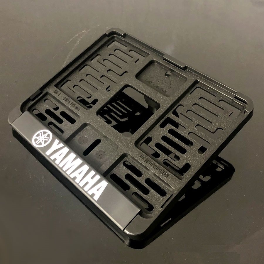 Crazy Iron Рамка для номера мотоцикла 190х145 с логотипом YAMAHA