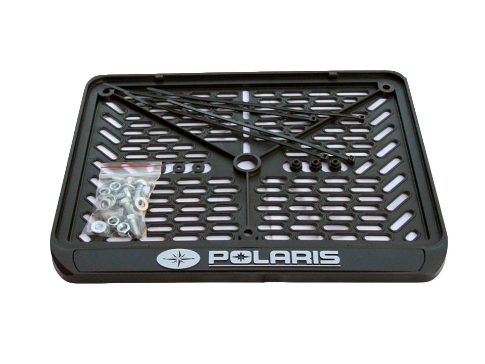 Crazy Iron Рамка для номера квадроцикла и снегохода с логотипом POLARIS