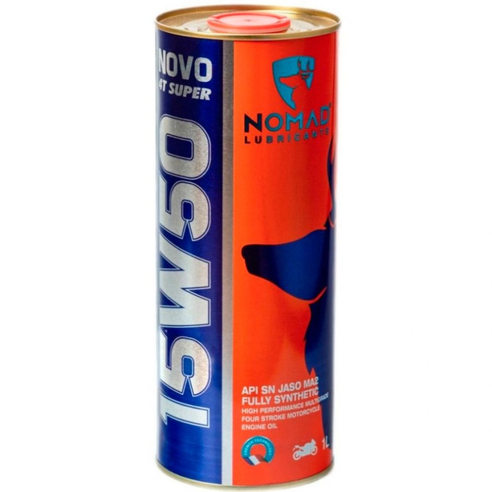 Nomad Масло моторное NOVO 4T Super SAE 15W50 1л