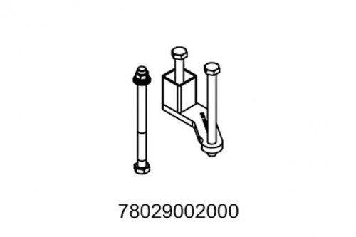 Опора двигателя KTM EXC 450/500 OEM 78029002000
