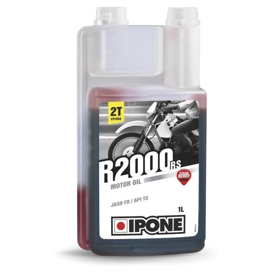 Ipone R2000 RS FRAISE масло моторное 2T для скутера с запахом клубники 1 л
