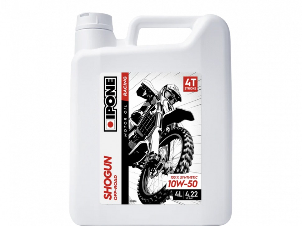 Моторное масло Ipone 4T OFF ROAD SHOGUN 10W50 синтетическое 4л