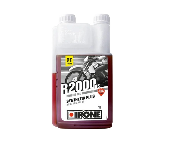 Ipone R2000 2T масло моторное полусинтетическое с запахом клубники 1л