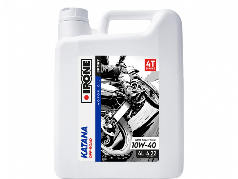 Моторное масло Ipone 4T OFF ROAD KATANA 10W40 синтетическое 4л