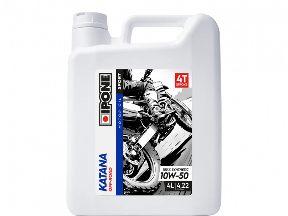Моторное масло Ipone 4T OFF ROAD KATANA 10W50 синтетическое 4л