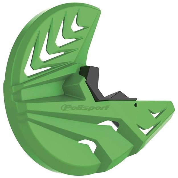 Защита тормозного диска и нижней части вилки Polisport для Kawasaki KX250F 13-20, KX450F 15-20, зеленый