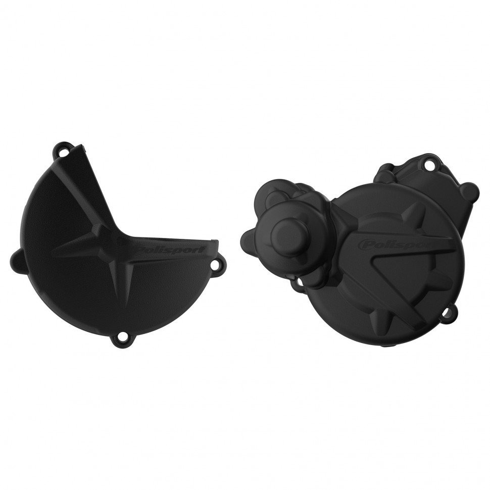 Комплект защиты крышек сцепления и генератора Polisport GasGas EC250/300 17-20 черный